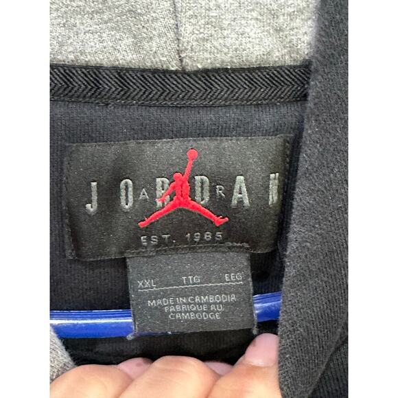 Nike Men's Air Jordan Trophy DNA Jumpman Fleece Pullover Hoodie Size 2XL - Picture 8 of 12